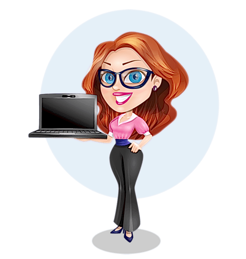 Businesswoman_with_laptop_vector_character Freelance Grafiker Tasarım Özel Ders Eğitmeni - Bakı - Özel Ders Listesi